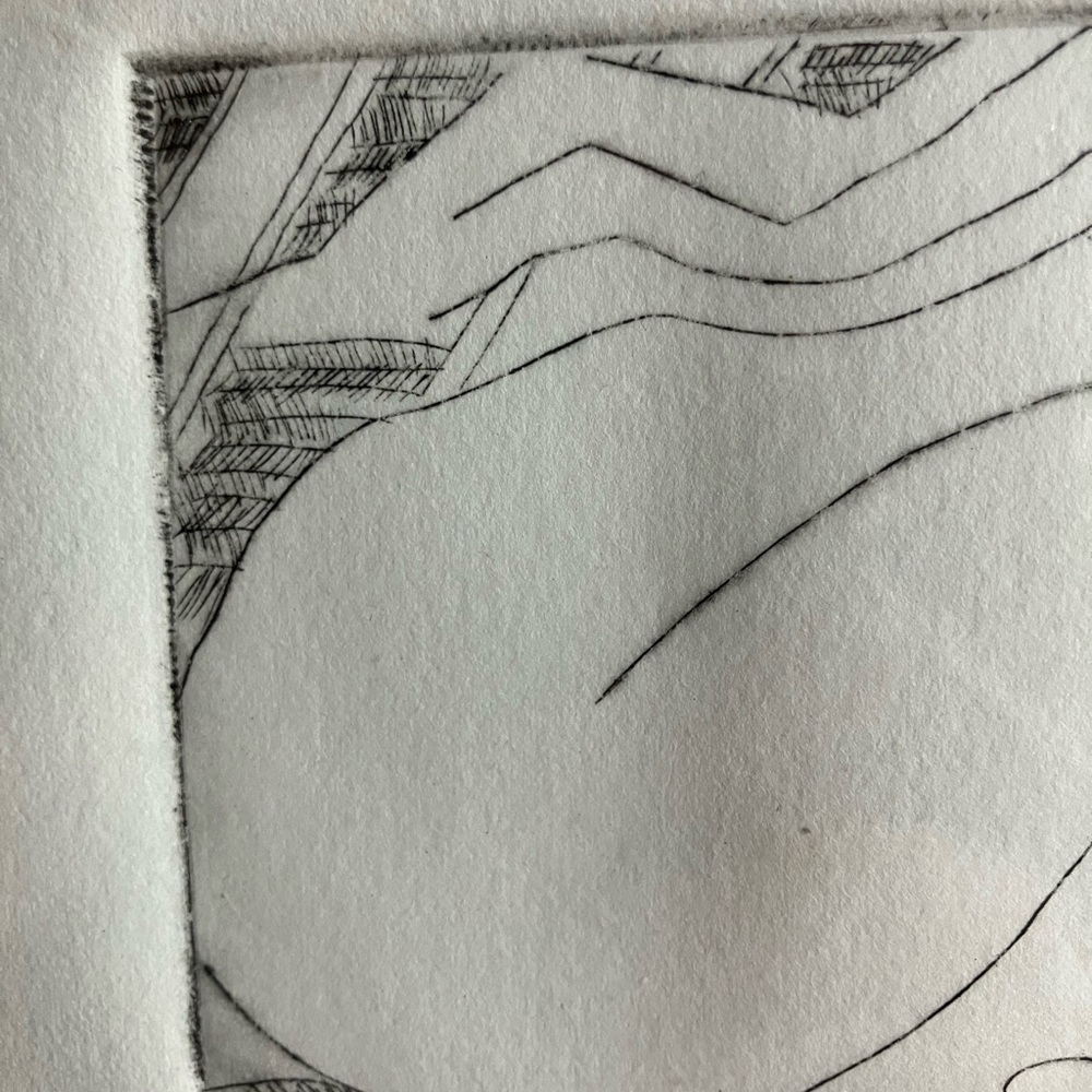 Black and Tan Framed Original Etching 8 x 10 signed and numbered - Picture 7 of 7